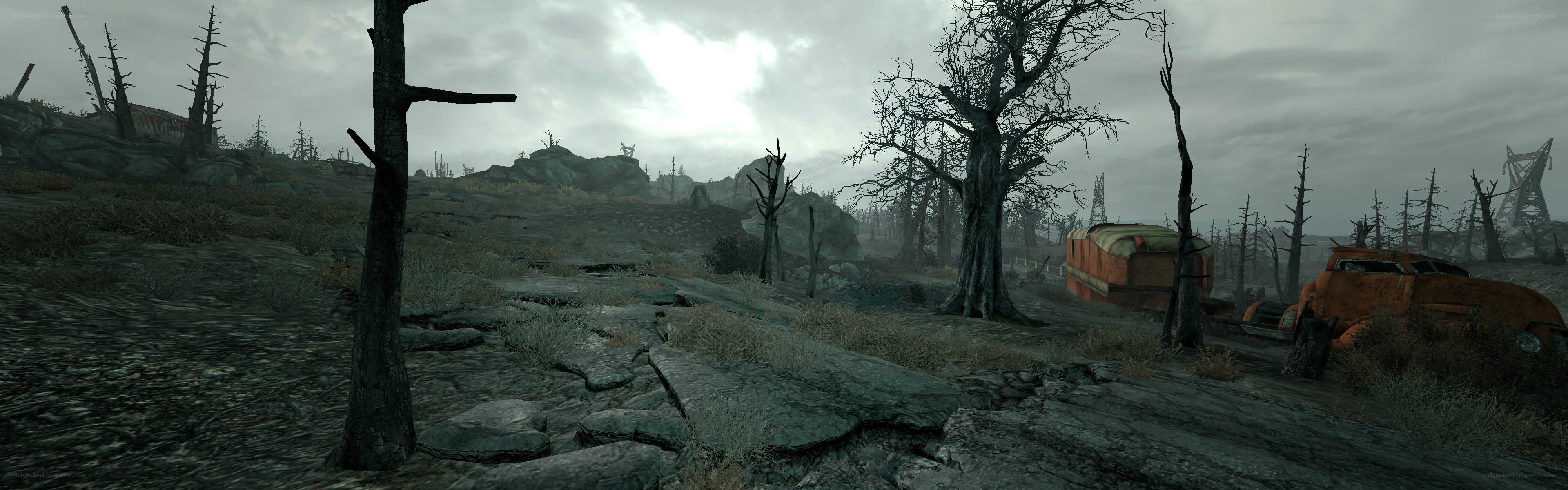 post-apocalyptic wasteland
