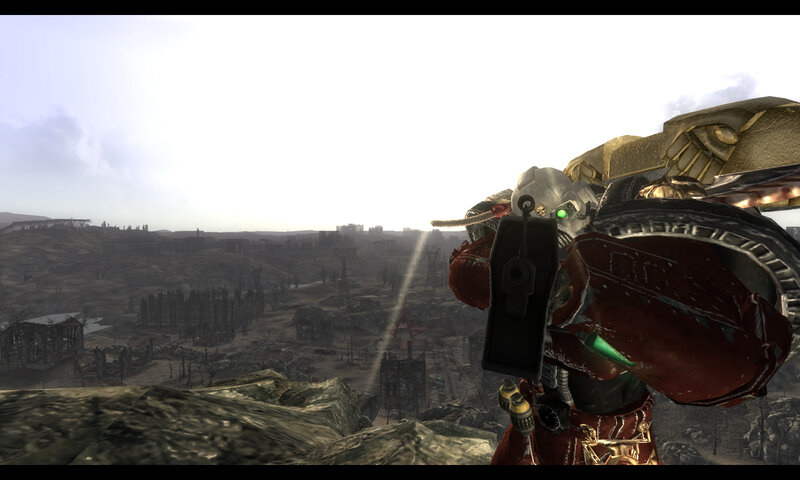 post-apocalyptic wasteland view