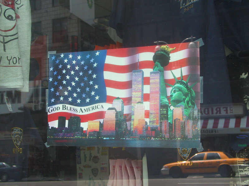 Poster in Shop Window