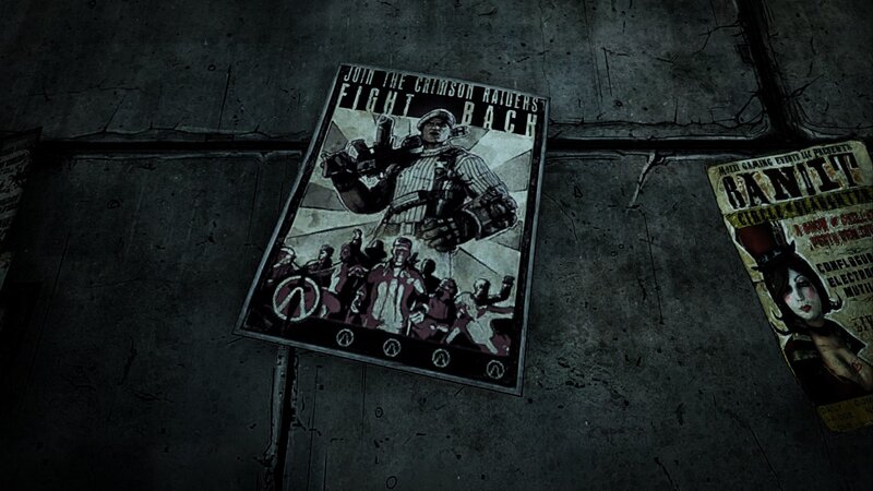 Posters on Concrete Wall