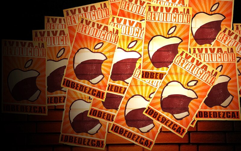 Posters with Apple Logo