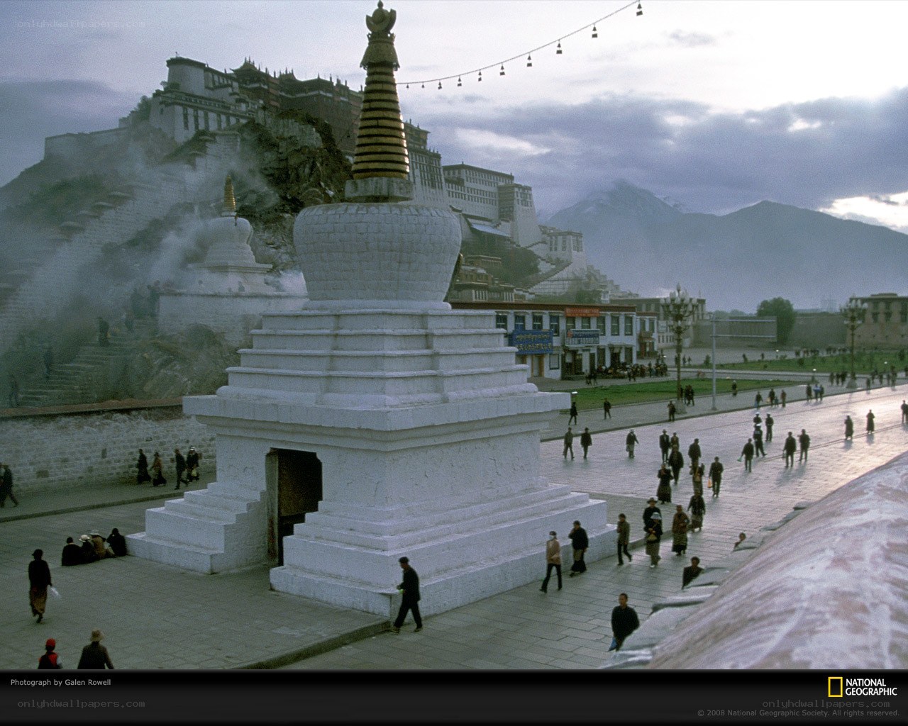 Potala Palace and stupa