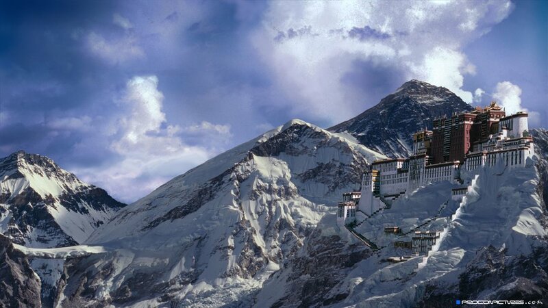 Potala Palace on Mountain