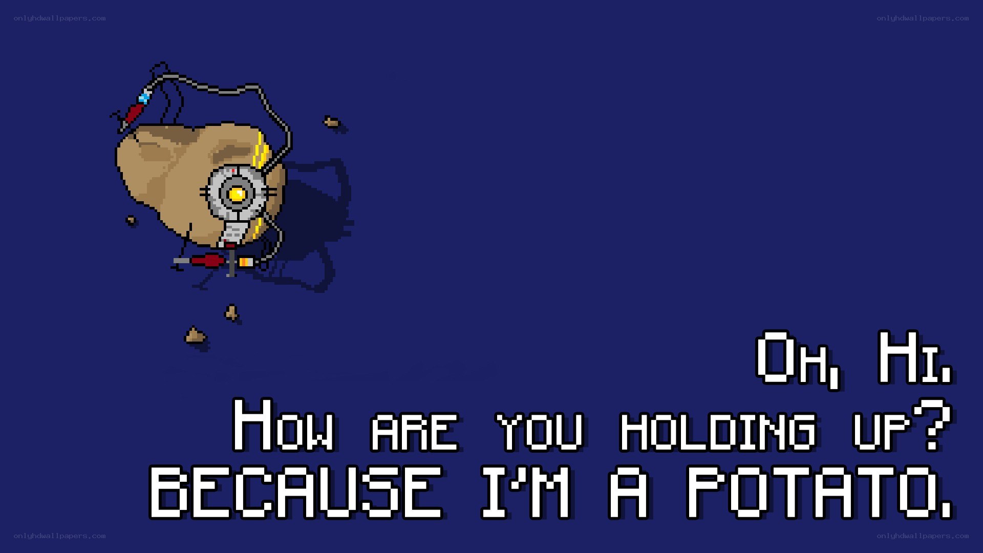 Potato character dialogue