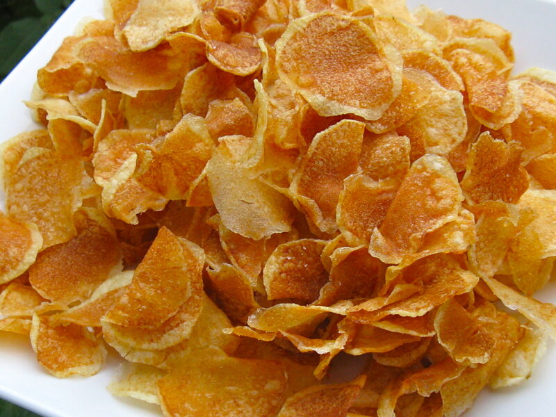 Potato Chips on Plate