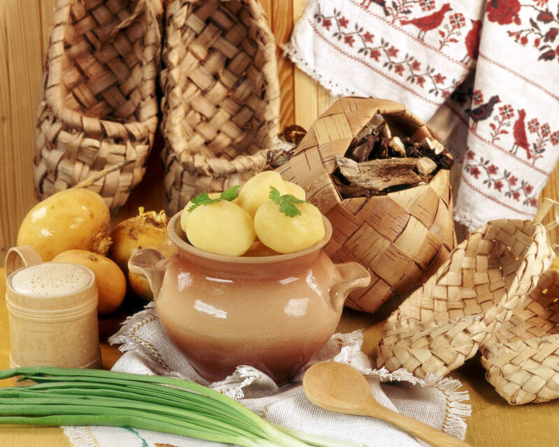 Potatoes in a Pot