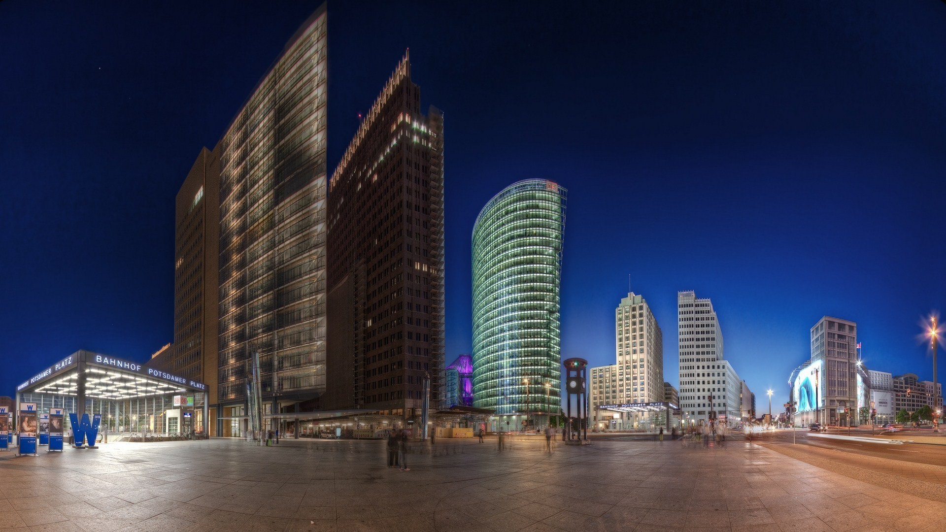 Potsdamer Platz at night