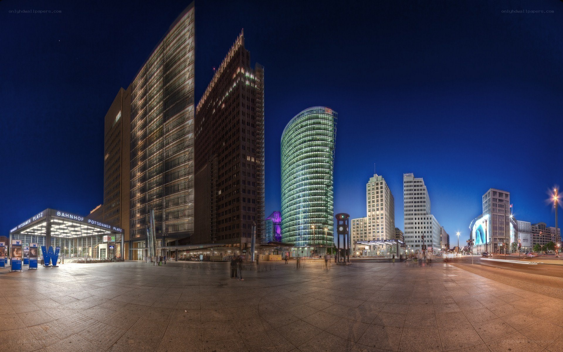 Potsdamer Platz at night