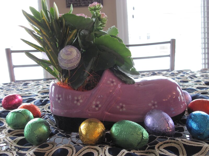 Potted Plant in Shoe
