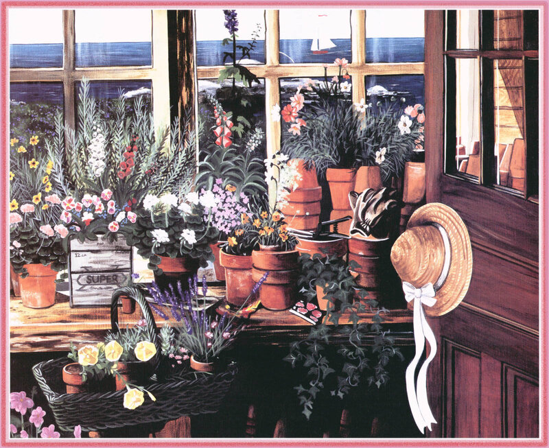 Potted Plants by Window