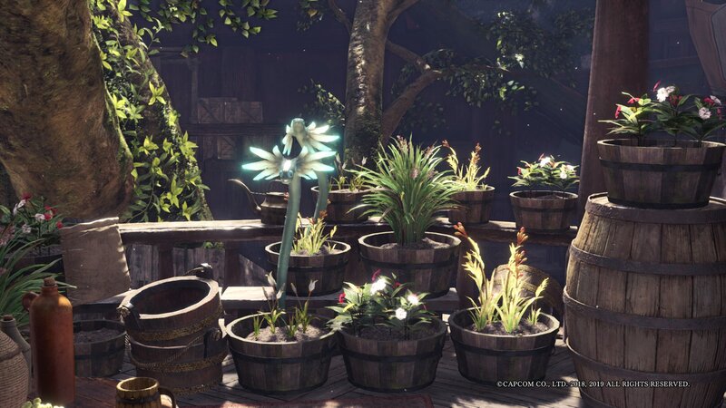 Potted Plants in Barrels — Brown