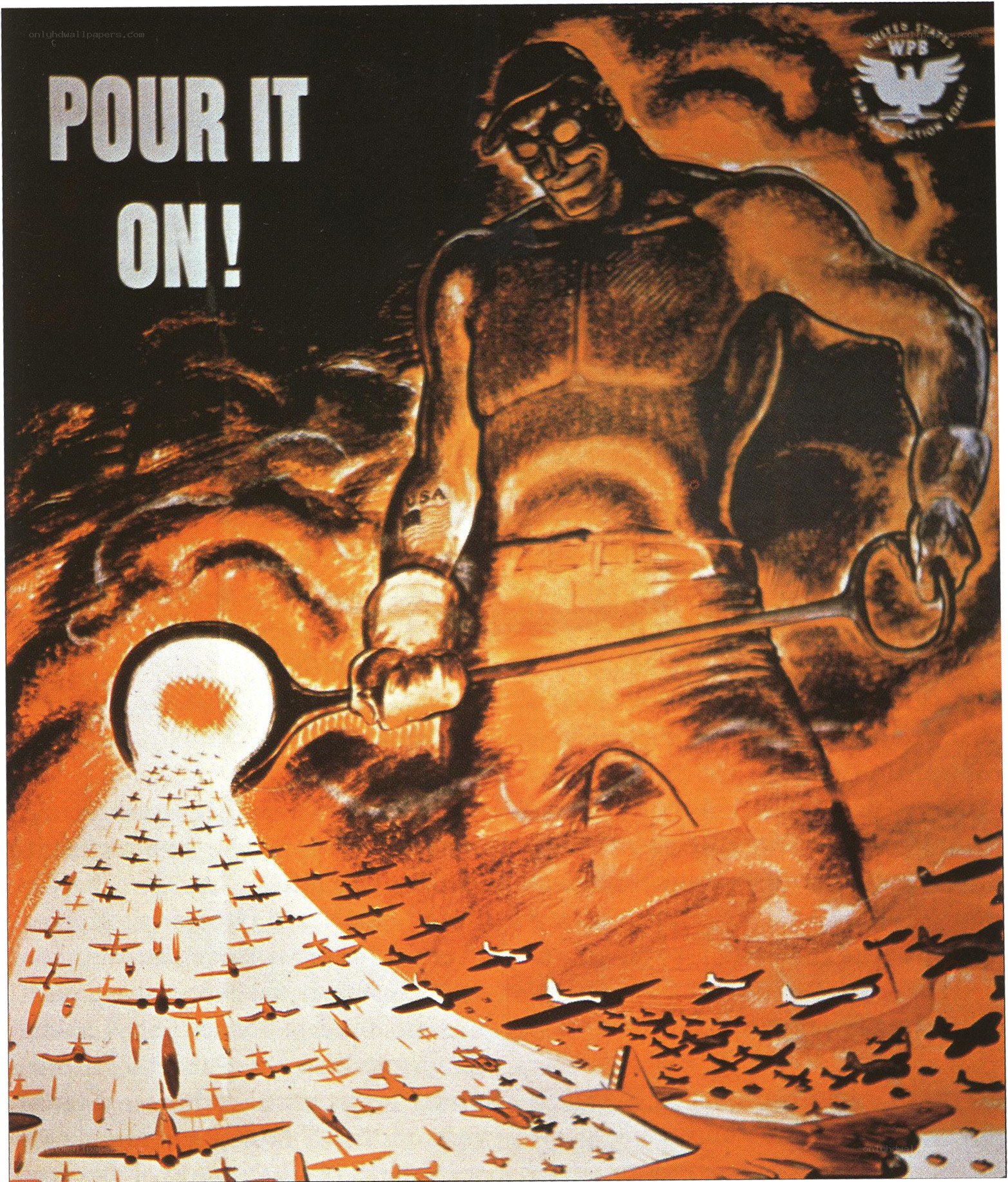 Pour It On! war poster