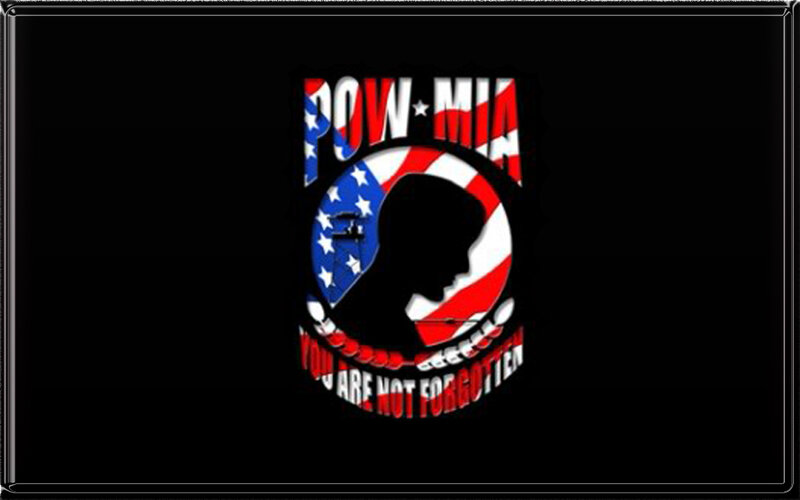 POW MIA tribute graphic