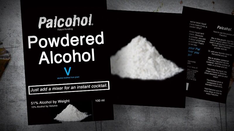 Powdered alcohol product