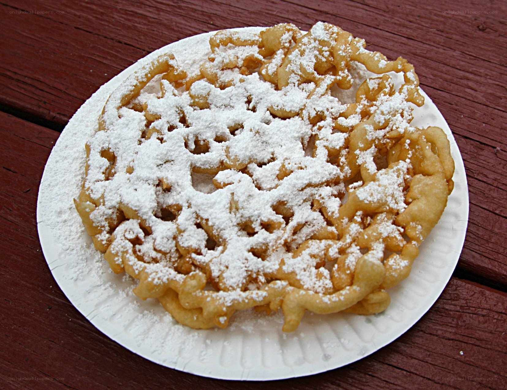 powdered funnel cake