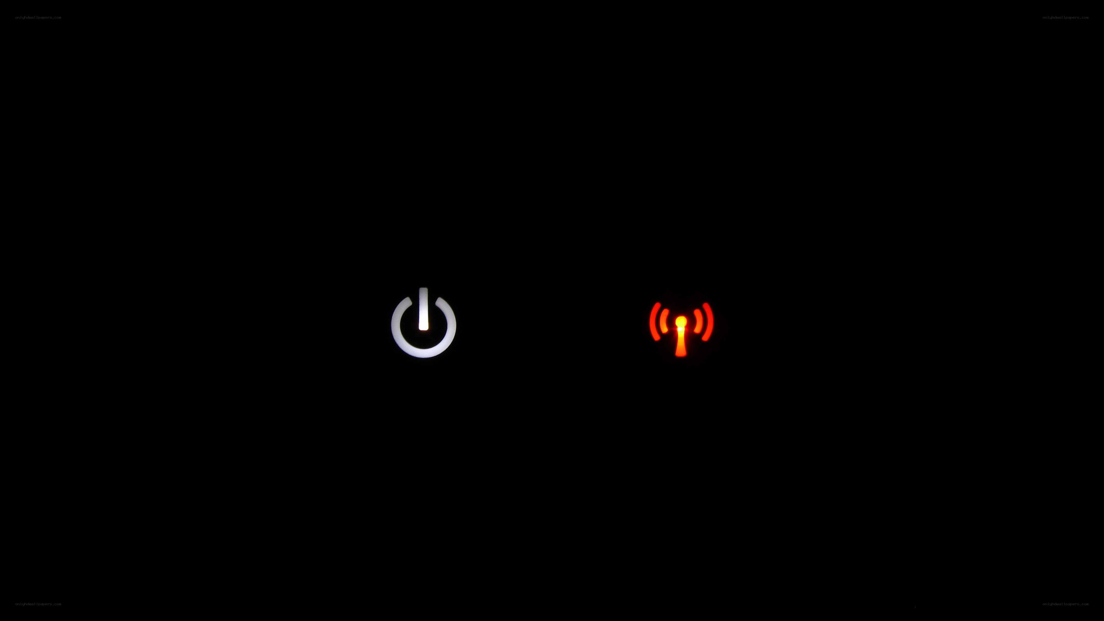 power and signal lights