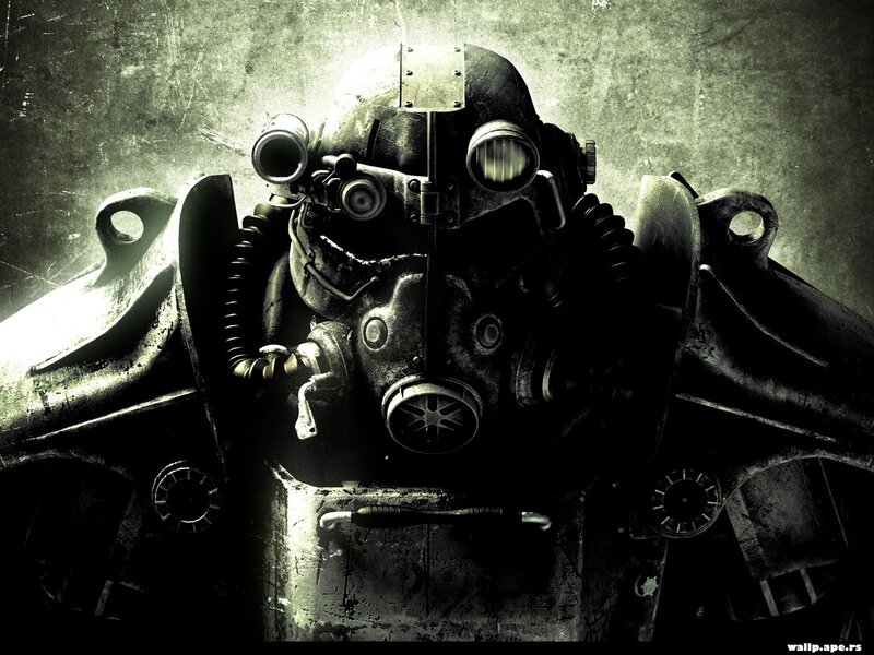 Power Armor Helmet — Gas Mask