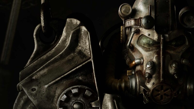 Power Armor Helmet — Gray, Dark