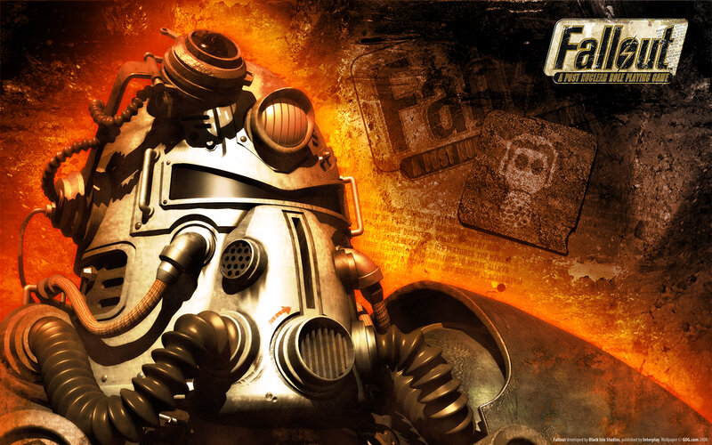 Power Armor Helmet — Orange, Dramatic