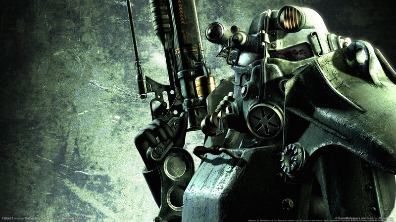 Power Armor Soldier — Green, Dramatic, Digital Art, Gun, Helmet