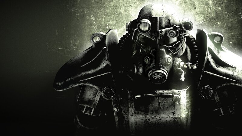 Power Armor Suit — Black, Dramatic