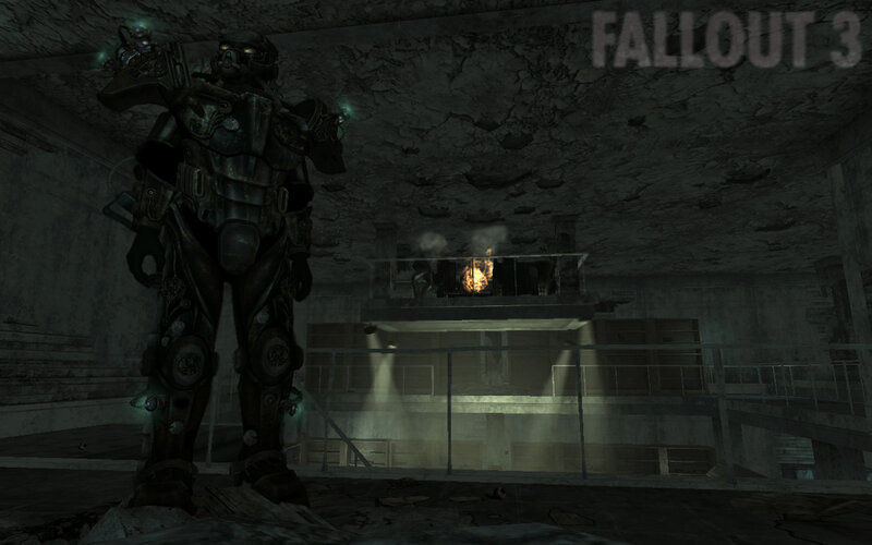 Power Armor Suit — Gray, Dark, Dramatic