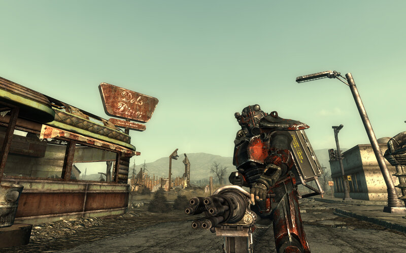 Power Armor Suit — Gray, Desolate