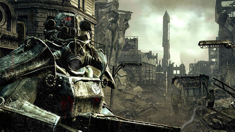 Power Armor Suit — Gray, Dramatic, Bleak
