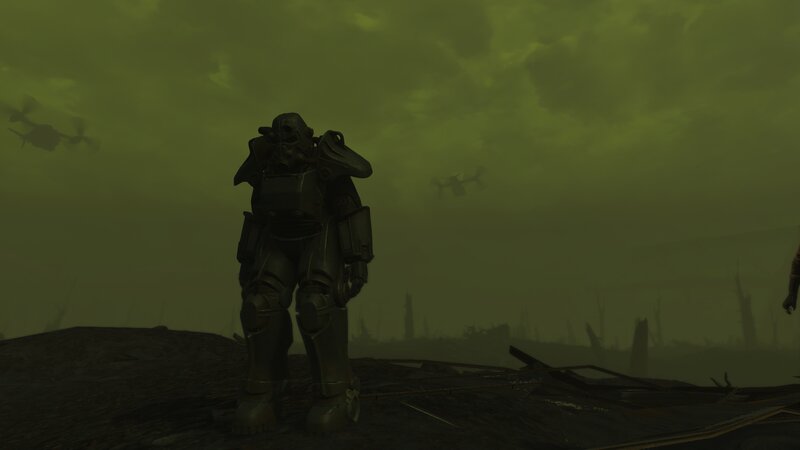 Power Armor Suit — Green, Apocalyptic
