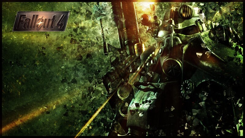 Power Armor Suit — Green, Dramatic