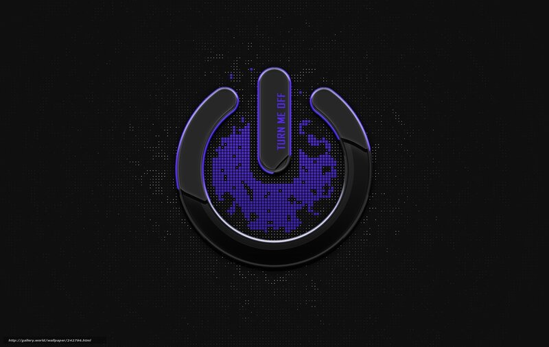 Power button design wallpaper