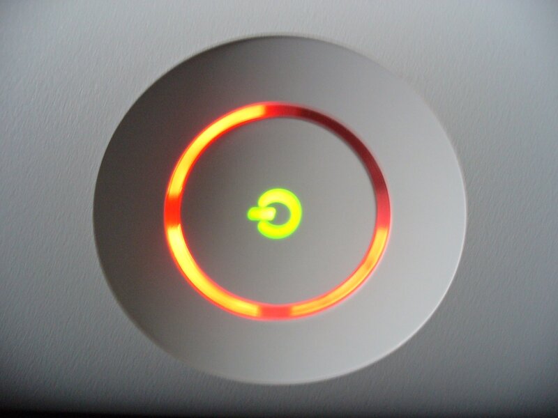 power button indicator light