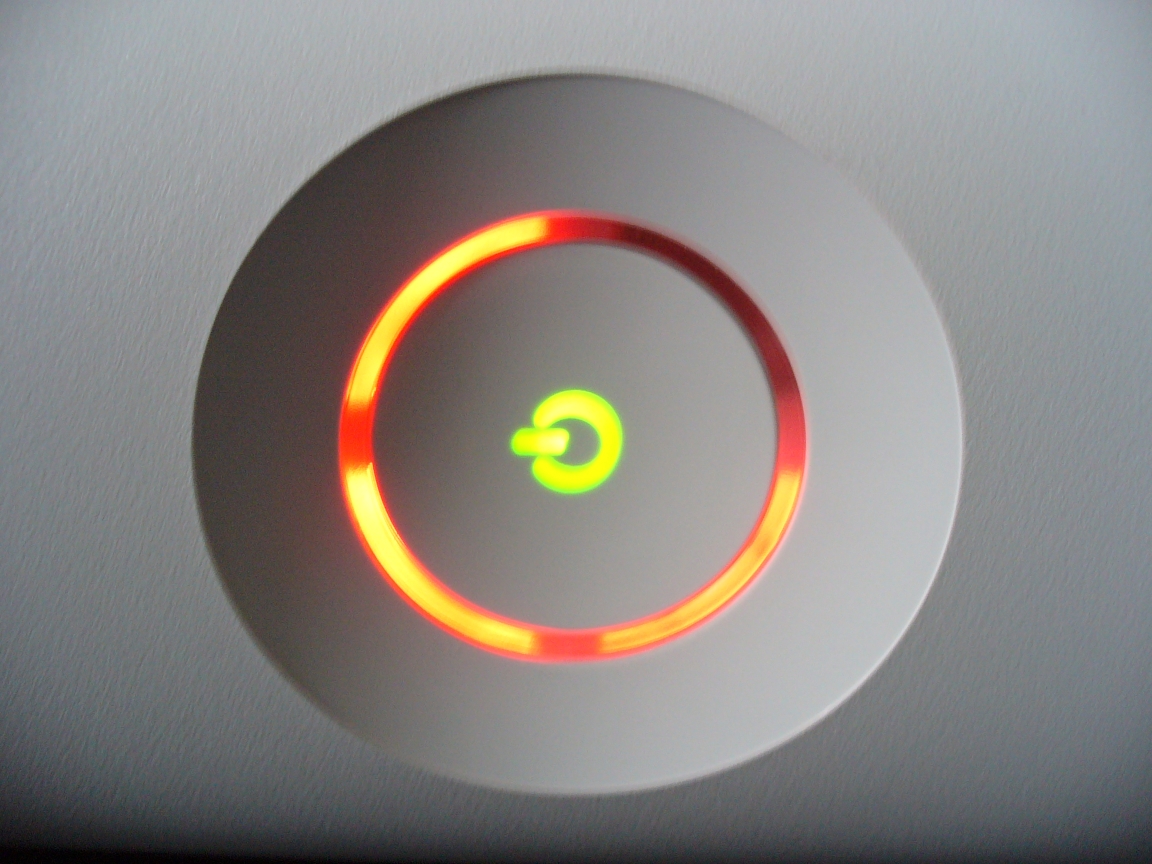 power button indicator light