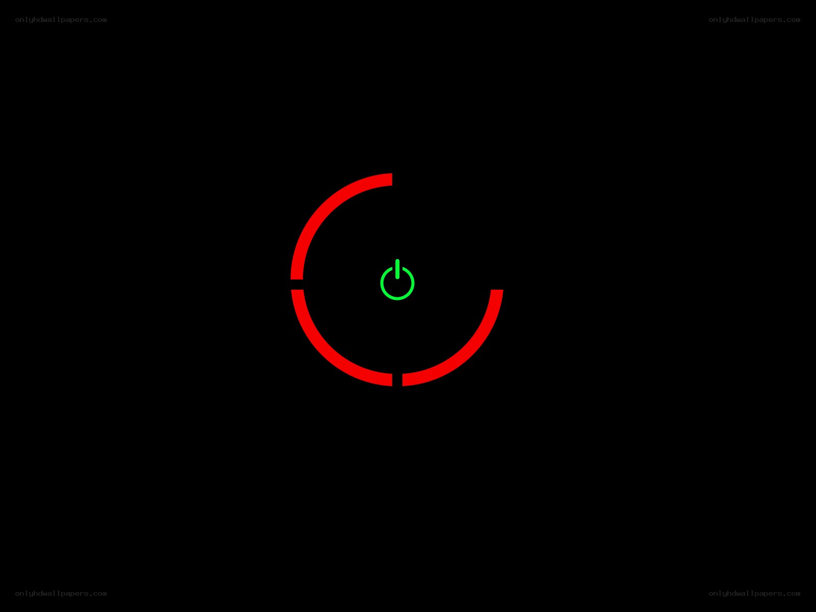 power button interface