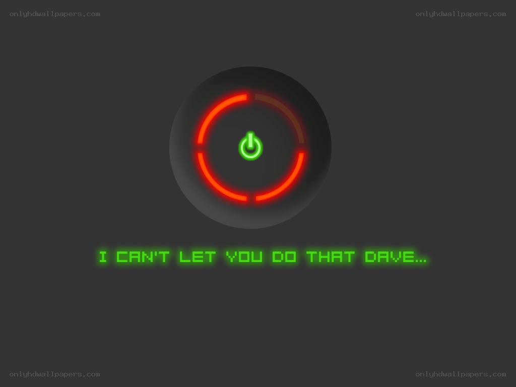 Power button warning