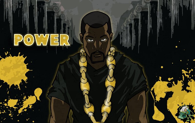 Power character illustration