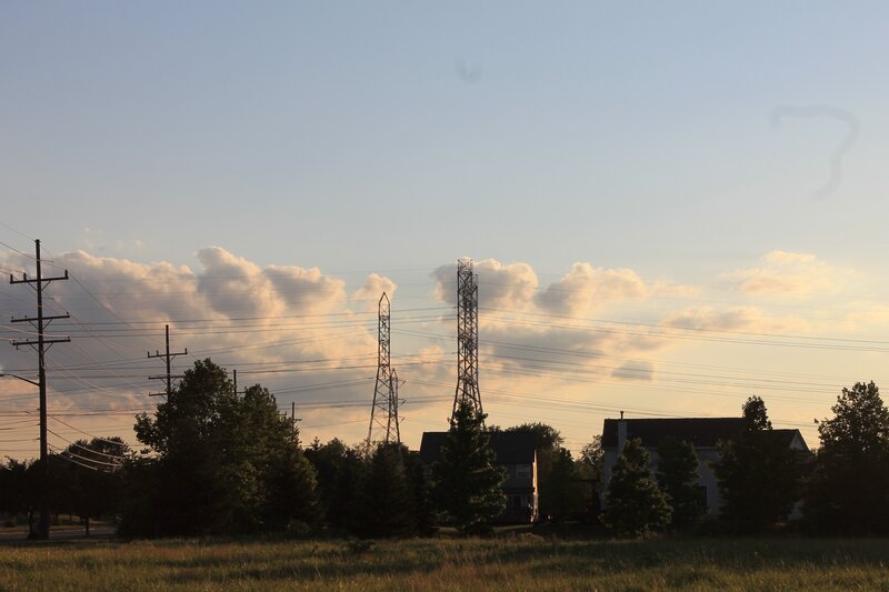 Power Lines and Houses