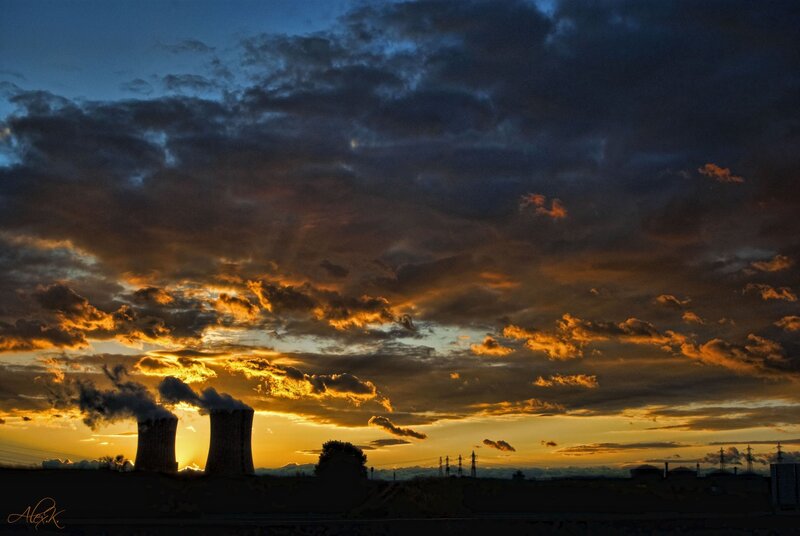 Power Plant Cooling Towers — Orange