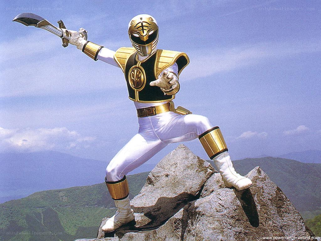 Power Ranger on a mountain