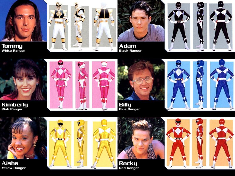 Power Rangers Cast and Suits