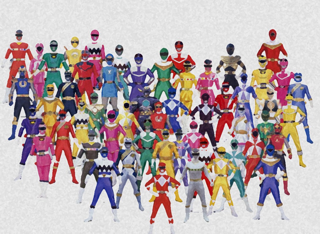 Power Rangers characters collection