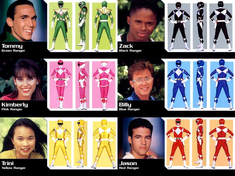 Power Rangers Characters — Green