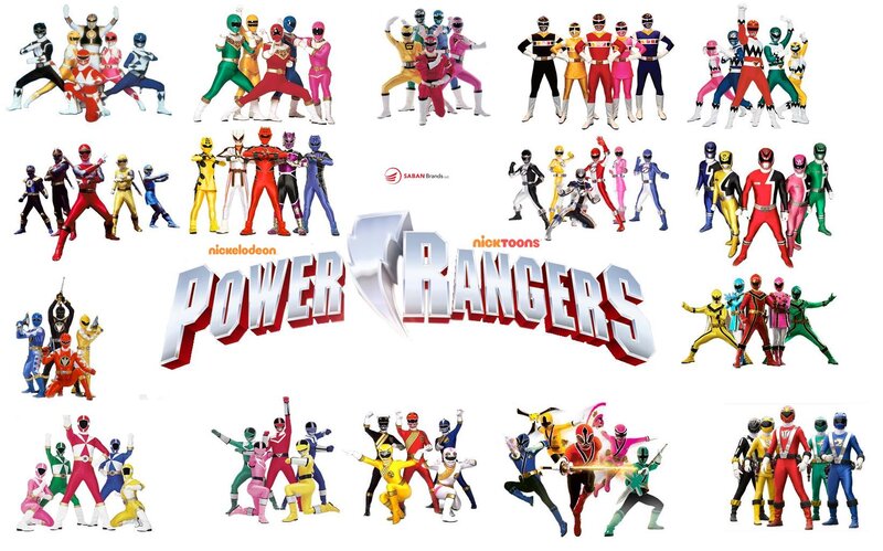 Power Rangers Characters — Red
