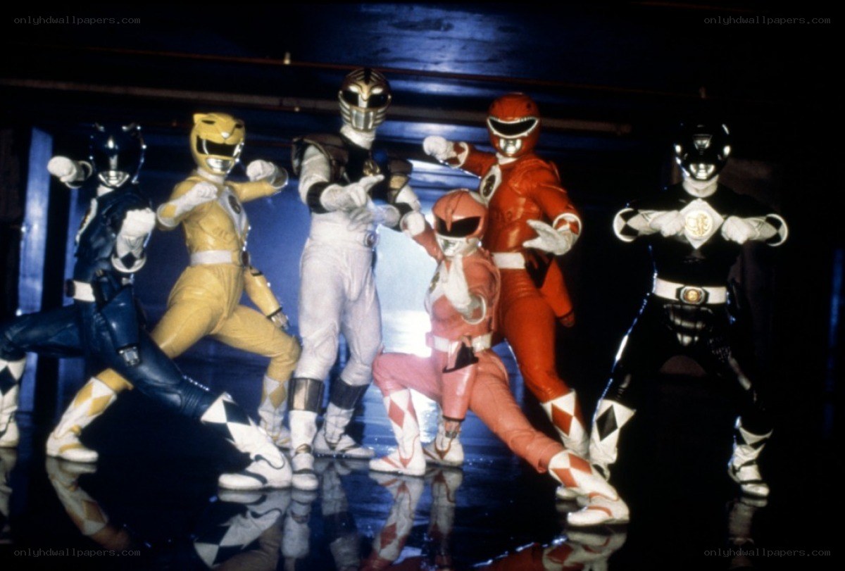 Power Rangers in action