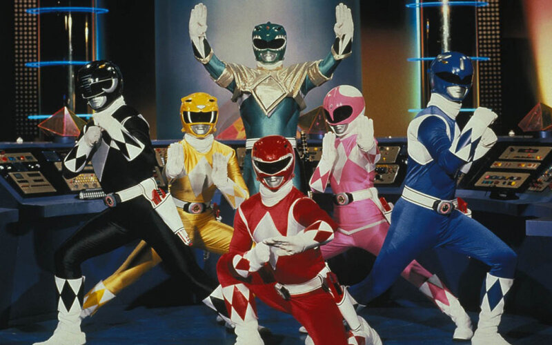 Power Rangers in command center