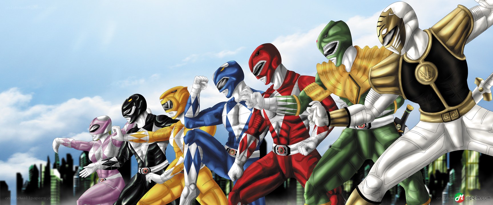 Power Rangers team lineup