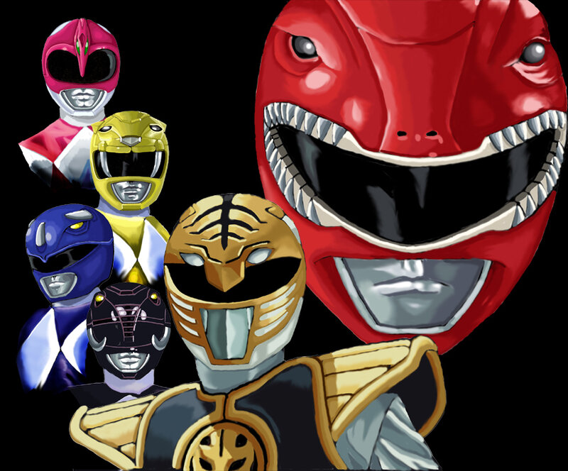 Power Rangers team lineup