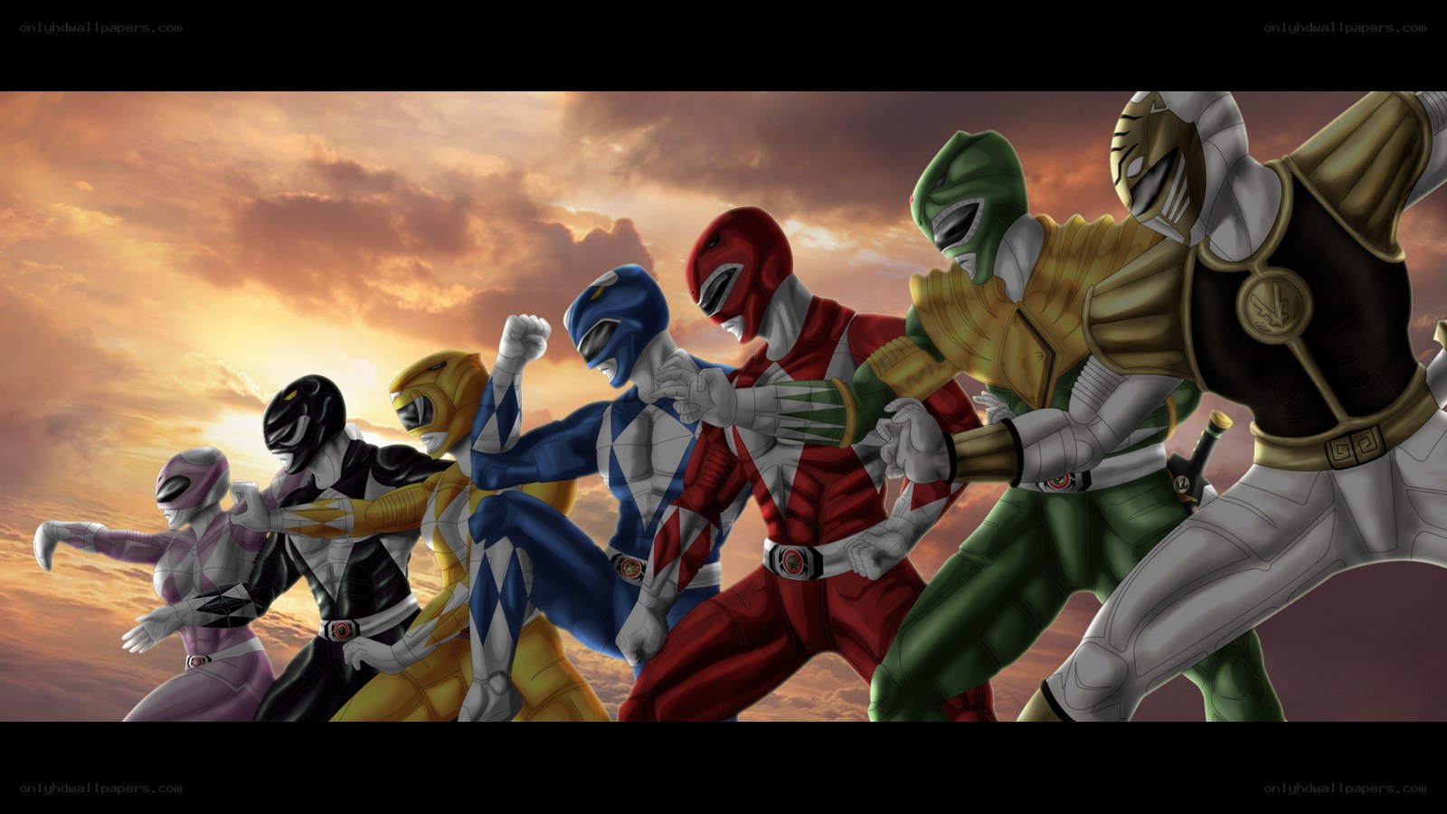Power Rangers team lineup