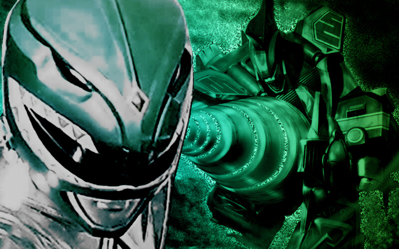 Power Rangers vs robot