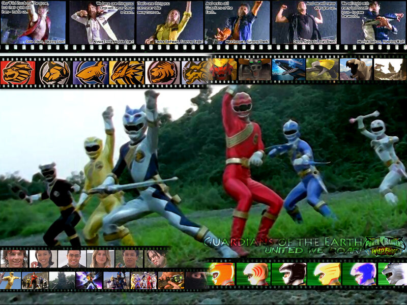 Power Rangers Wild Force team